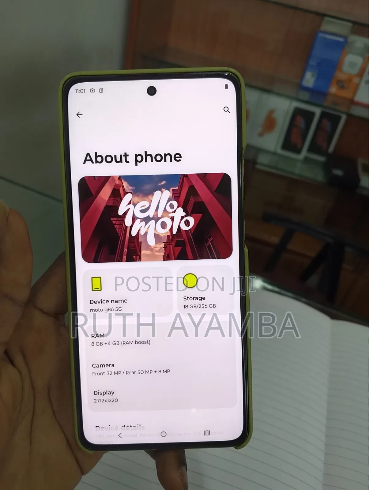 New Motorola Moto G86 5G 256 GB Green