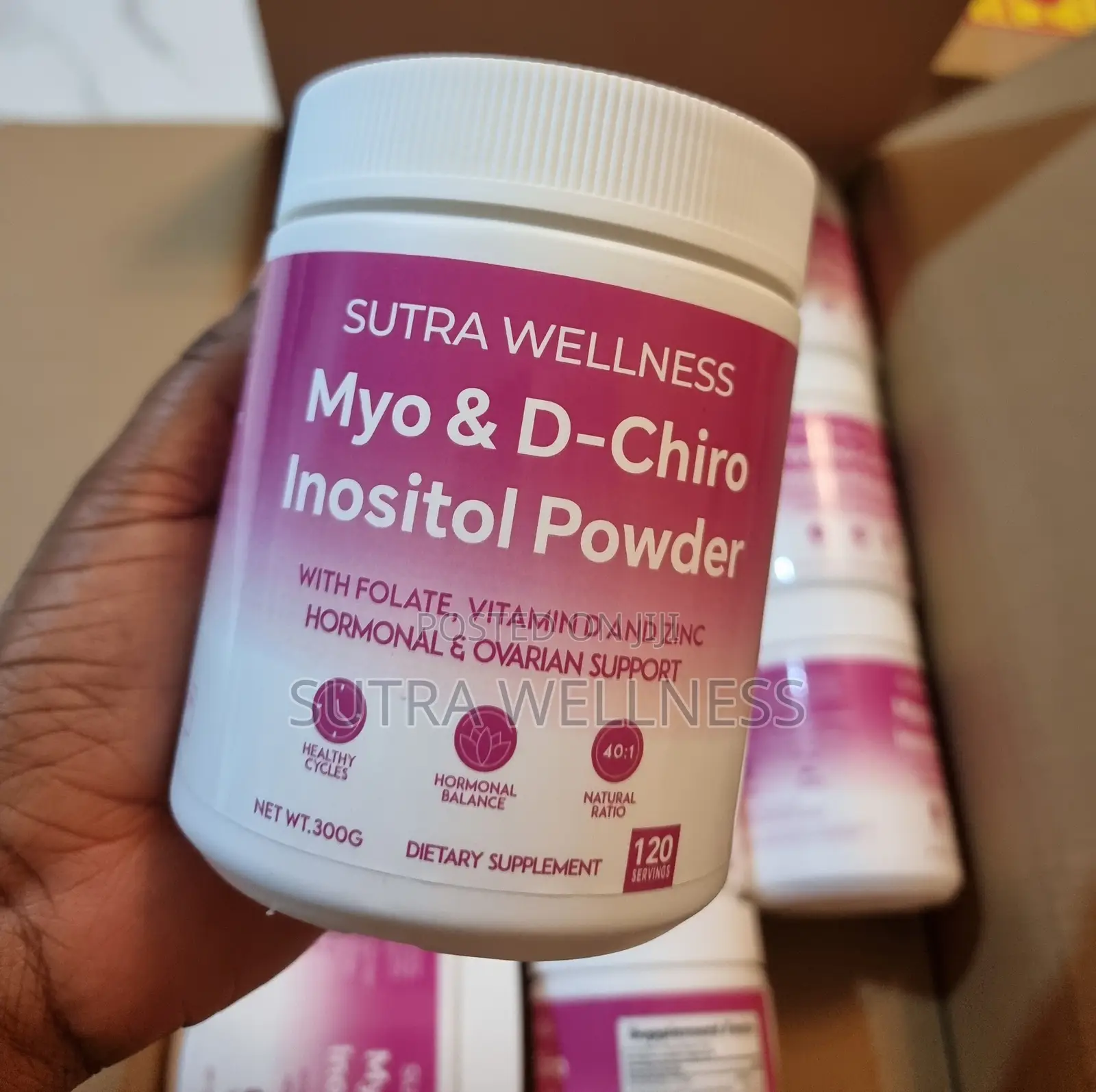 Myo D-Chiro Inositol Powder With Zinc,Folate and Vitamin D(120 Serv)