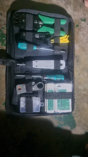 9-in-1 Network Installation and Repair Tool Kit (With Case)