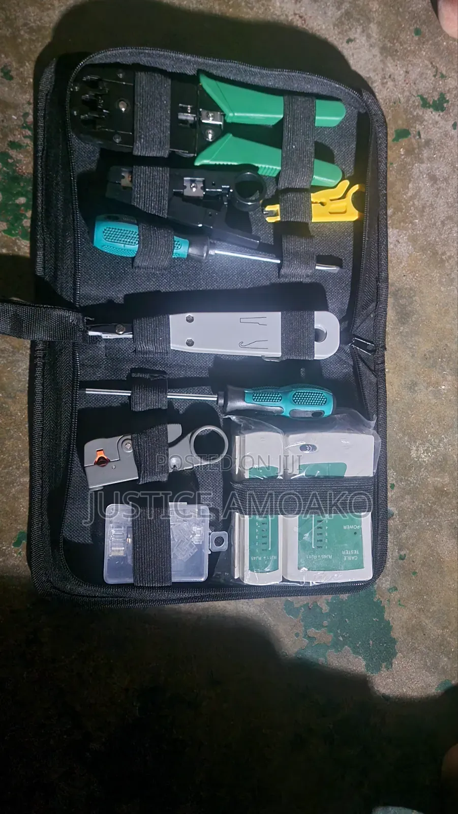 9-in-1 Network Installation and Repair Tool Kit (With Case)