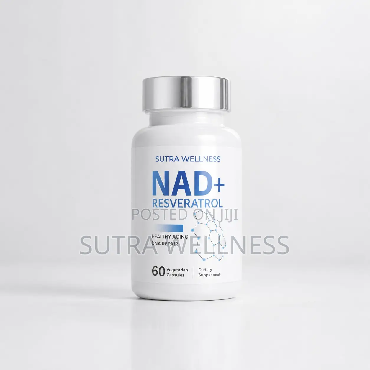 NAD+ Resveratrol (60 Capsules) – Premium Anti-Aging Cellular Energ