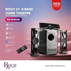 X-Bass Home Theater With FM Radio (RS-PK903) - Black
