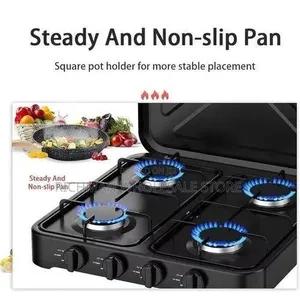 4 Burner Table Top Gas Stove – Auto Ignition – Deluxe SGS-6004B