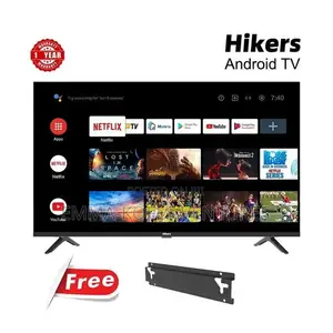 Smart TV 43'' - Frameless Android Smart FHD LED TV - HDMI - Black