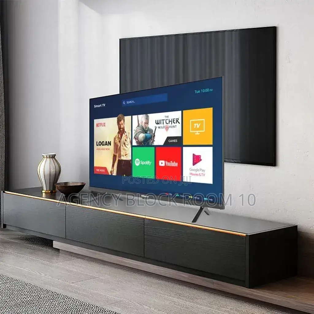 Smart TV 43'' - Frameless Android Smart FHD LED TV - HDMI - Black