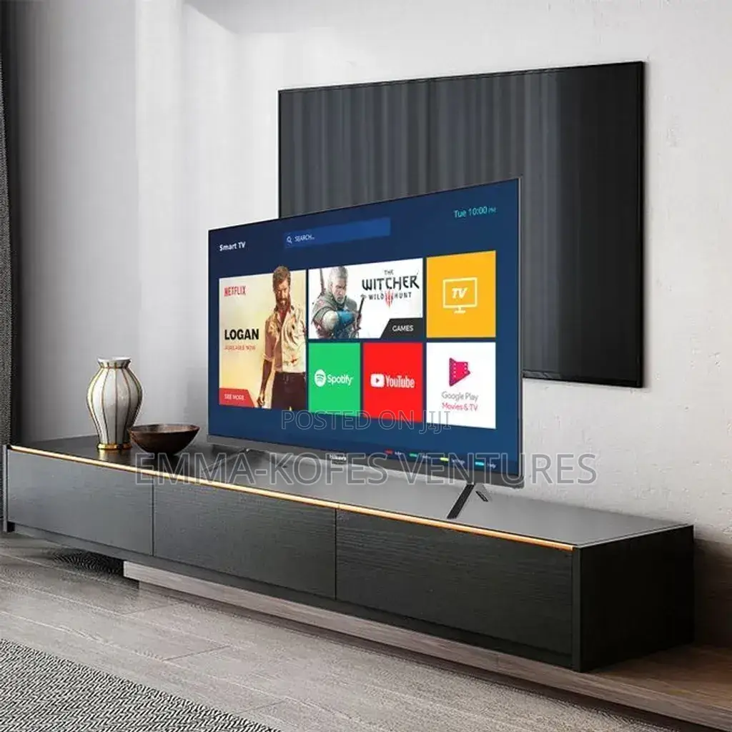 Smart TV 43'' - Frameless Android Smart FHD LED TV - HDMI - Black