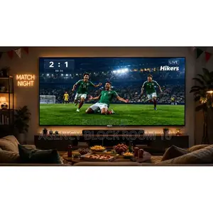 50'' iSMART TV UHD ,Frameless, 1.5G+8G, IR Remote- Black