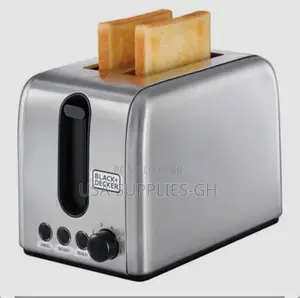Black Decker 2-Slice Stainless Steel Toaster ET244 From Uk
