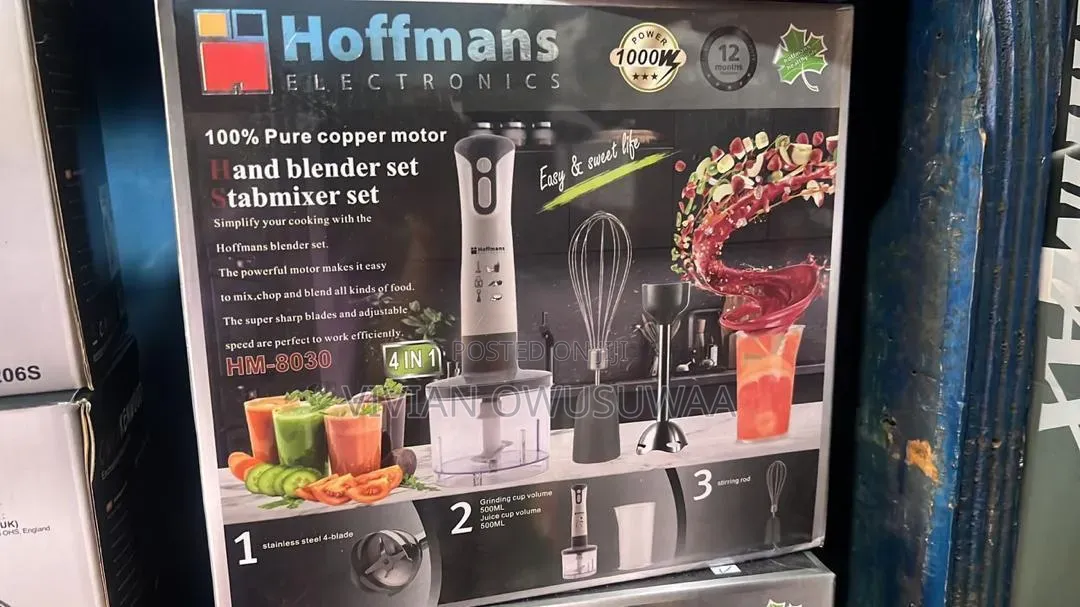 Hoffmans Hand Blender 4 in 1