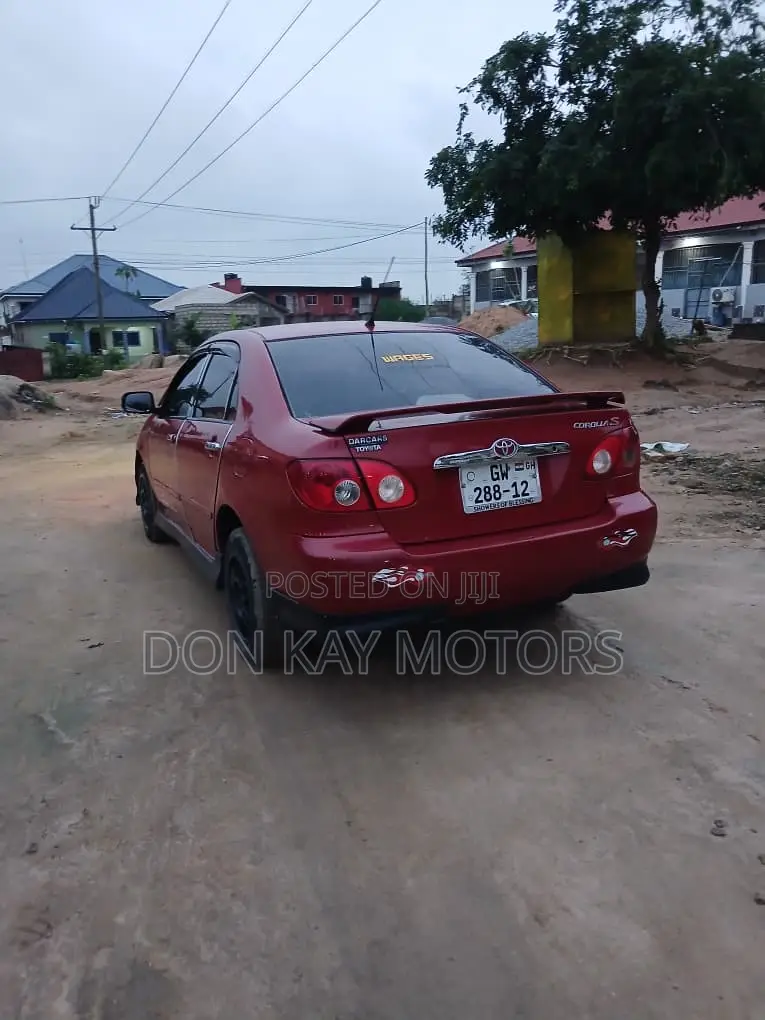 Toyota Corolla 2007 Red