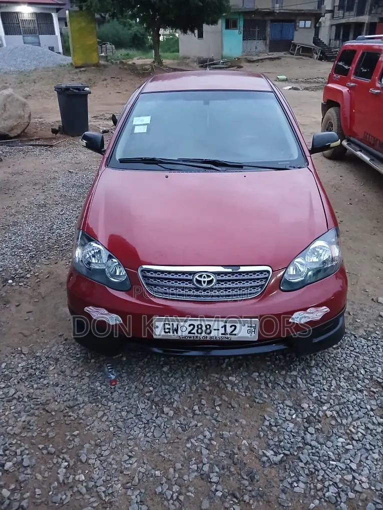 Toyota Corolla 2007 Red