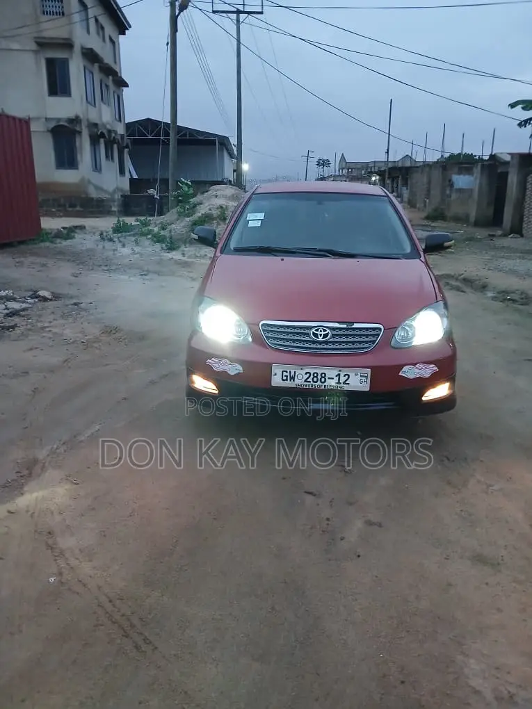 Toyota Corolla 2007 Red