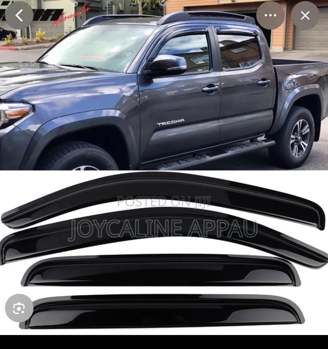 Toyota Tacoma 2016 to 2026 Window Shade Visor/Rain Guard