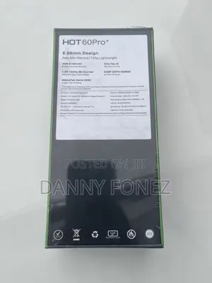 New Infinix Hot 60 Pro+ 256 GB Black