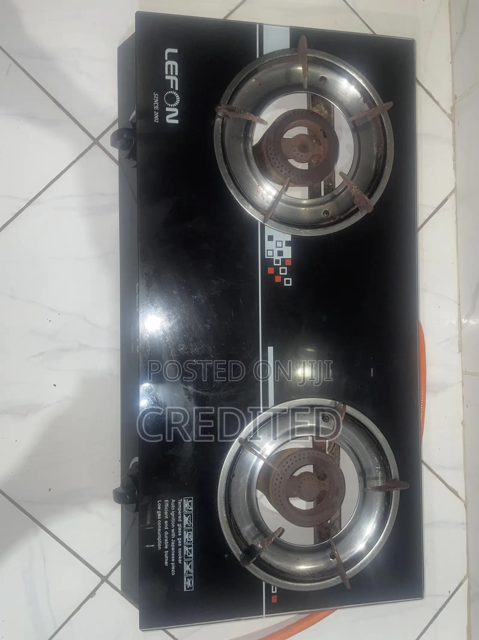 LefOn Automatic Ignition 2 in 1 Gas Stove