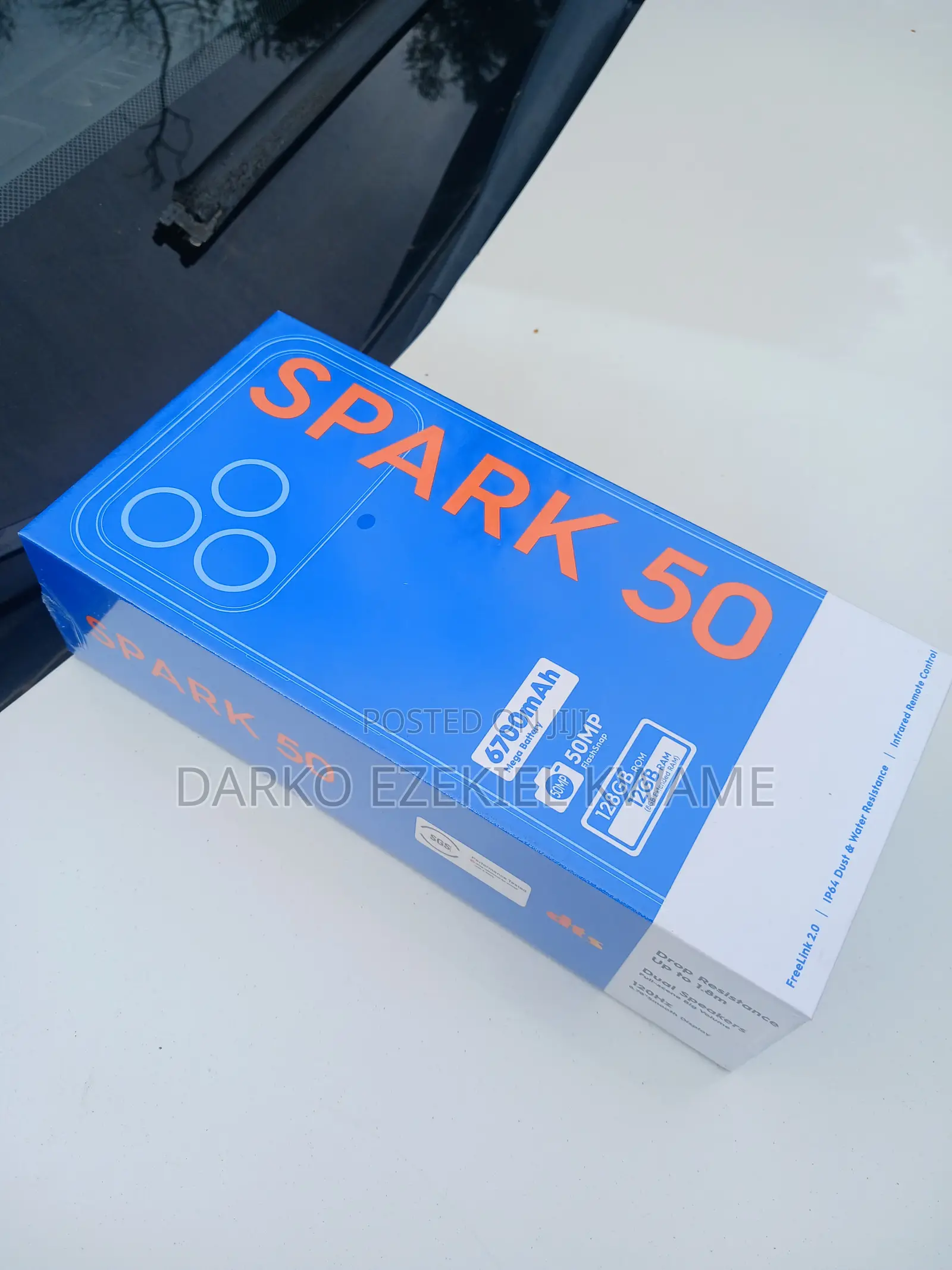New Tecno Spark 50 128 GB Black