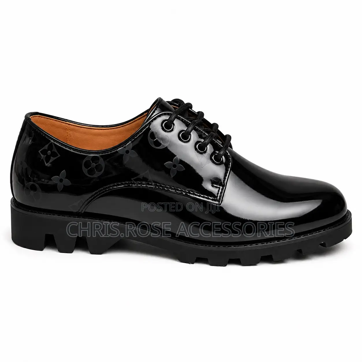 Men’s Shoes – Luxury Lace-Up Dress Shoes (Black)