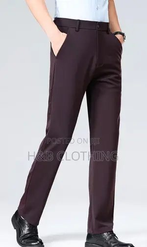 Mens Official Material Trousers