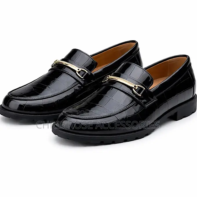 Men’s Shoes – Luxury Horsebit Loafers (Black)