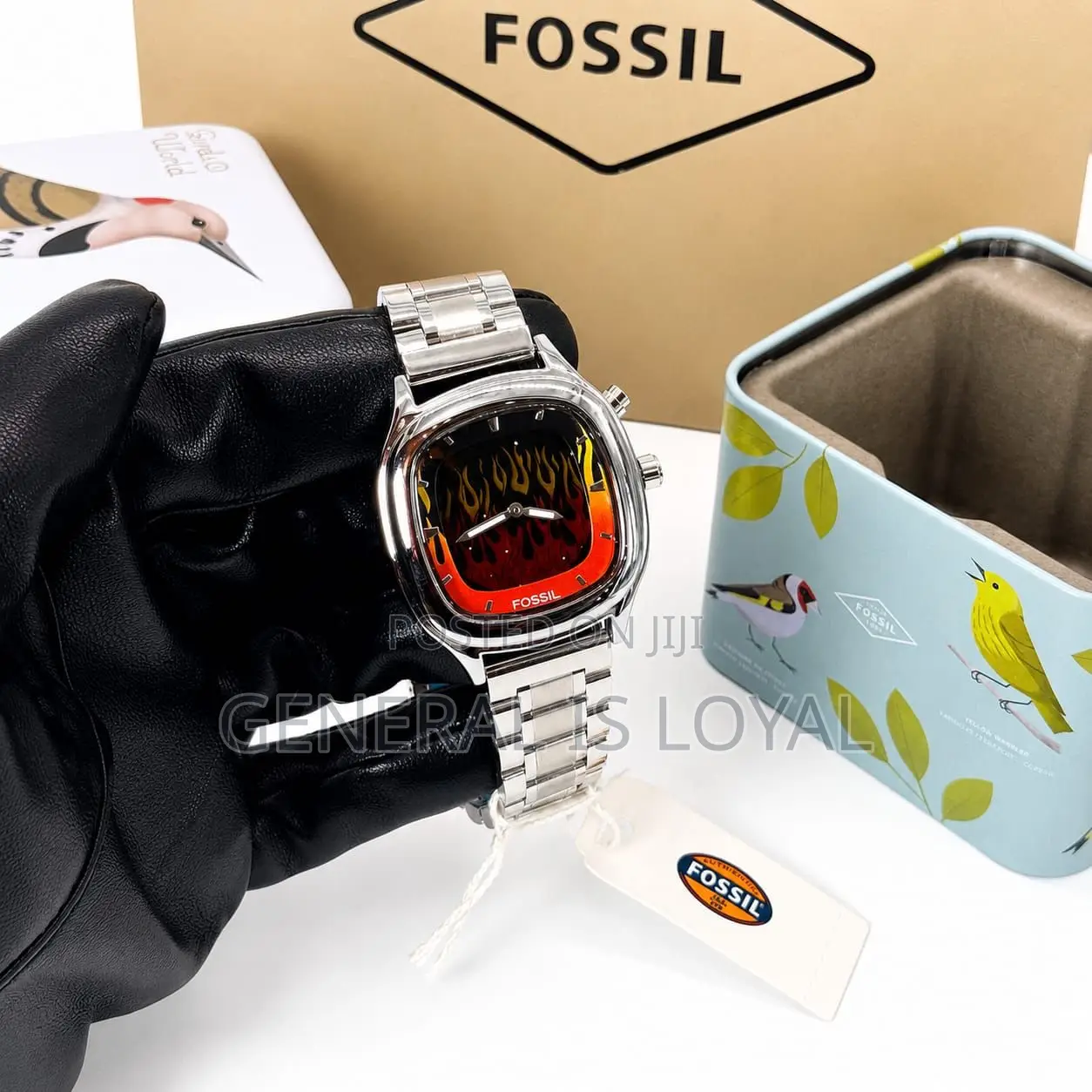 Fossil Anadigi Silver Stainless Steel