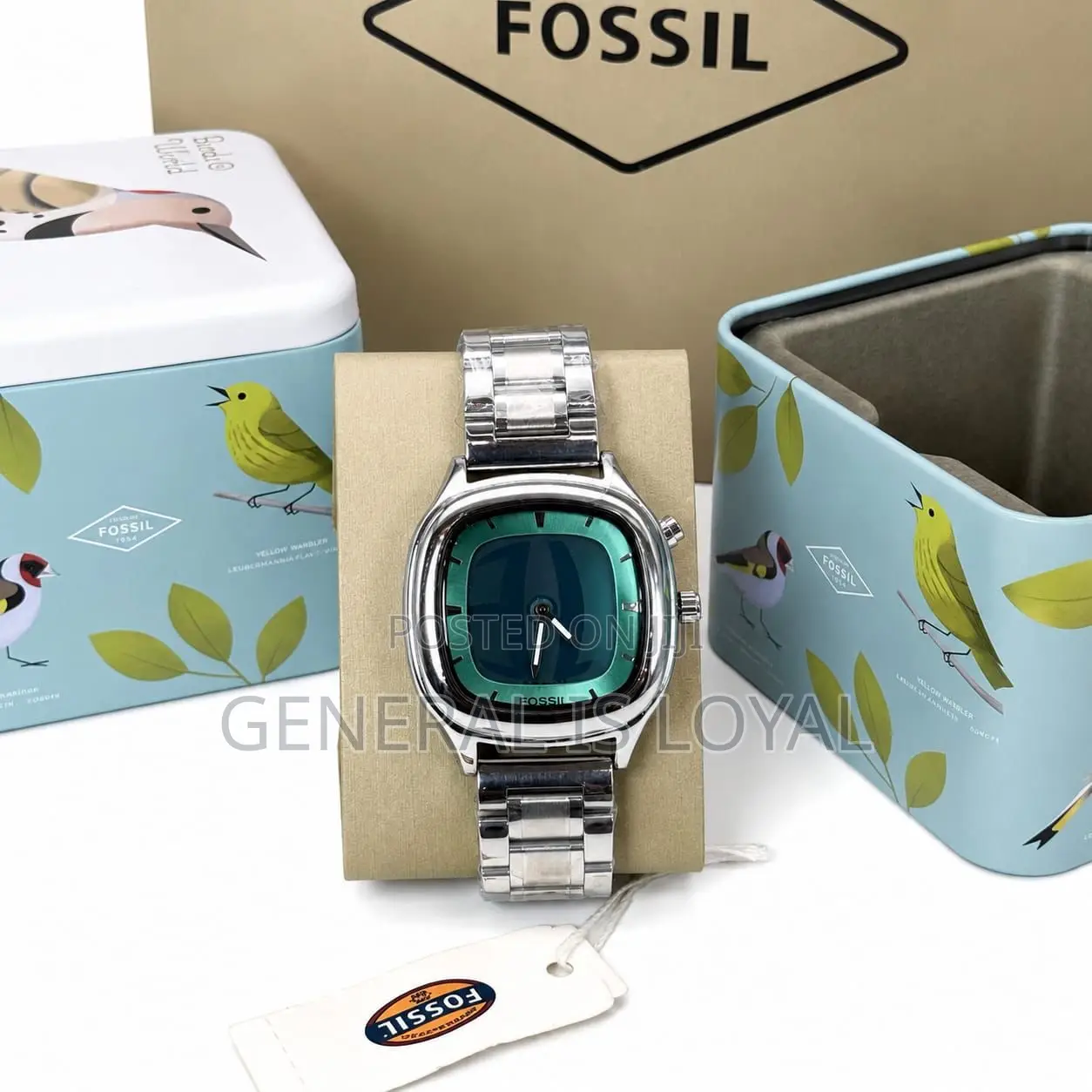 Fossil Anadigi Silver Stainless Steel