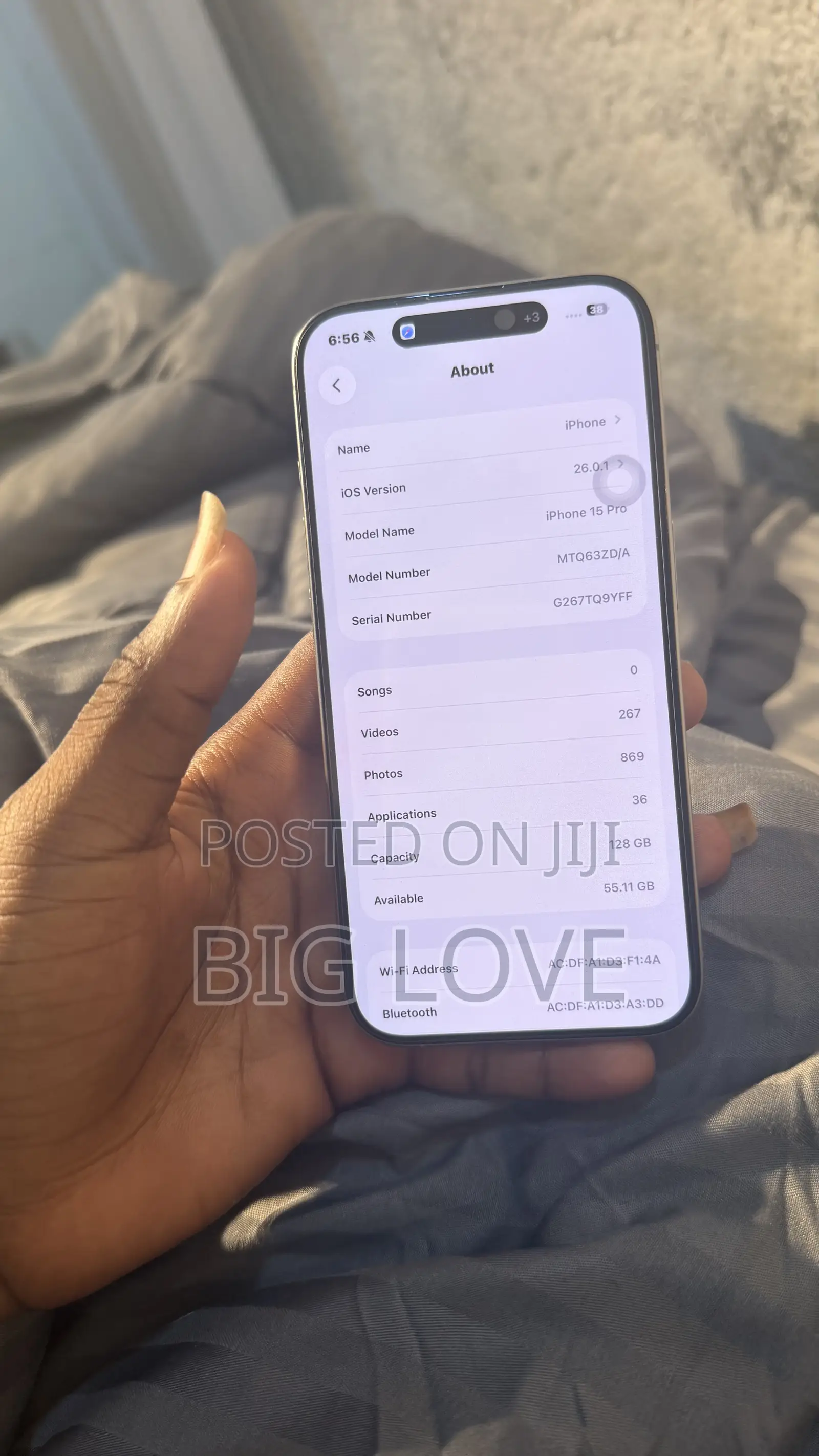 New Apple iPhone 15 Pro 128 GB Gray