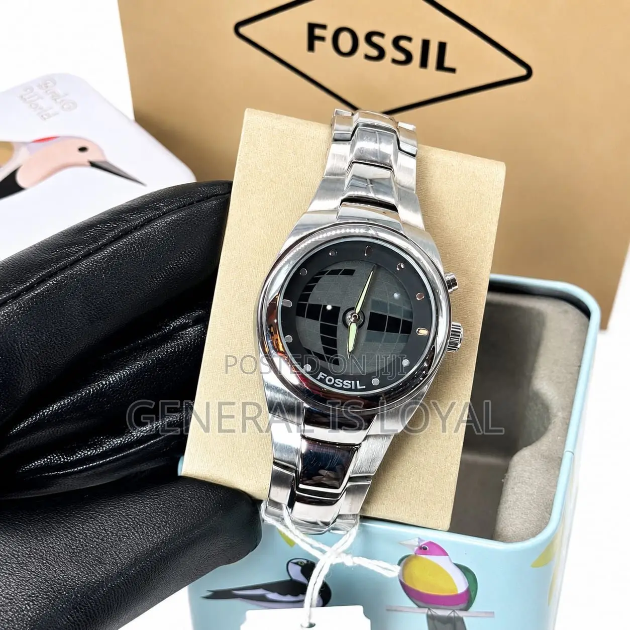 Fossil Big Tic Men’s Sliver Stainless Steel