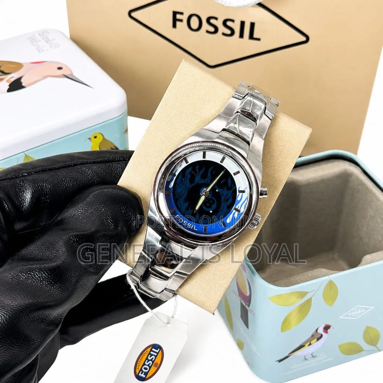 Fossil Big Tic Men’s Sliver Stainless Steel
