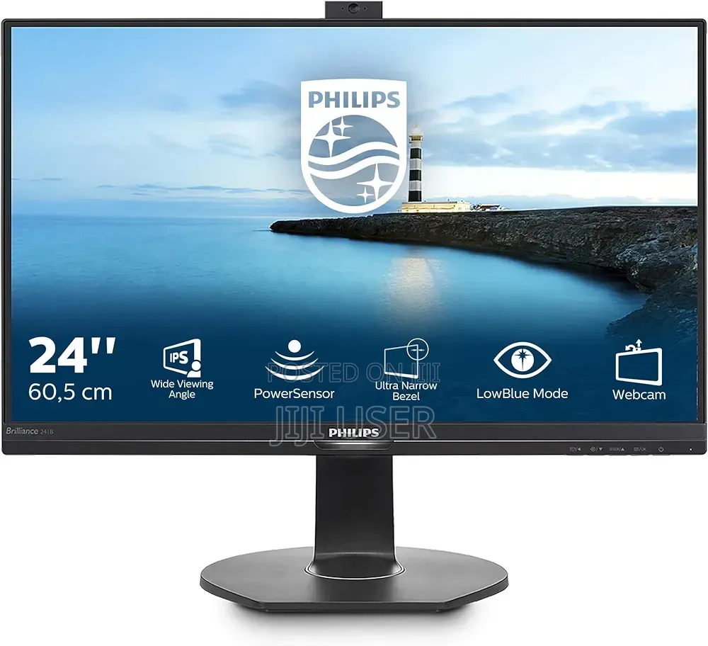 24inchs Phillips FHD 1080p Ips Edgeless Monitor 60hz Inbuilt Speakers