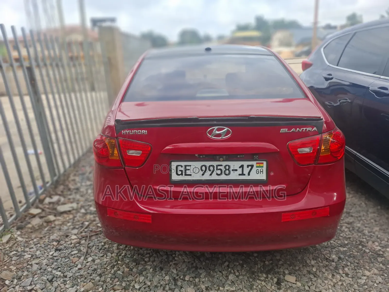 Hyundai Elantra 2008 Red