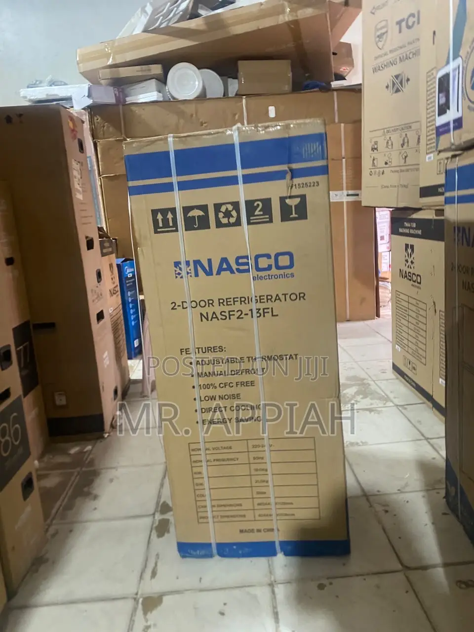 Extremely Affordable Nasco NASF2-13FL 112L Double Door Refrigerator 