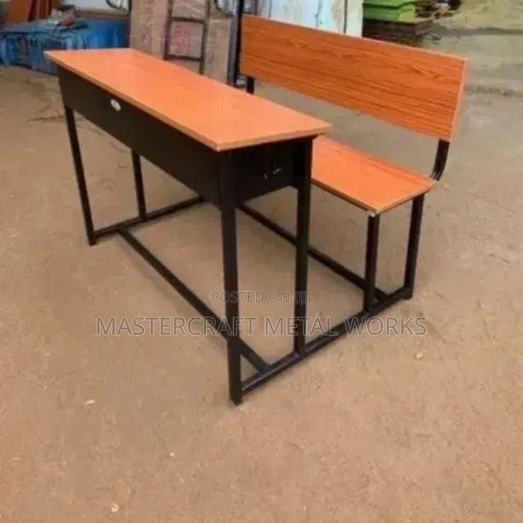 School Desk Laminated Wood Top