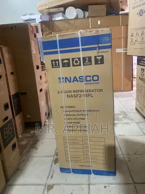 Extremely Durable Nasco 112L Double Door Fridge(NASF2-13fl)