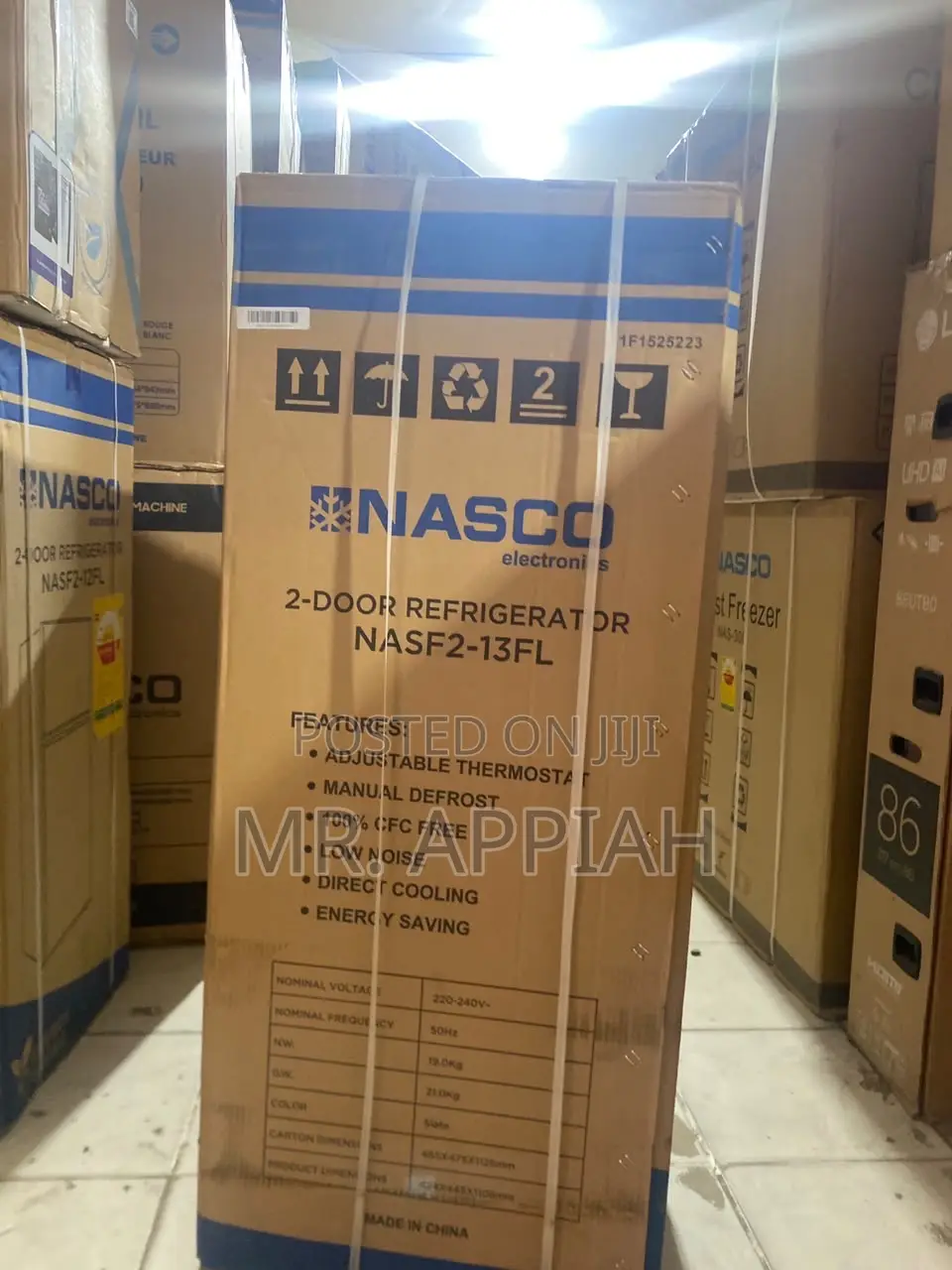 Super Classic Nasco 112L Top Mount Freezer Fridge(NASF2-13fl) 