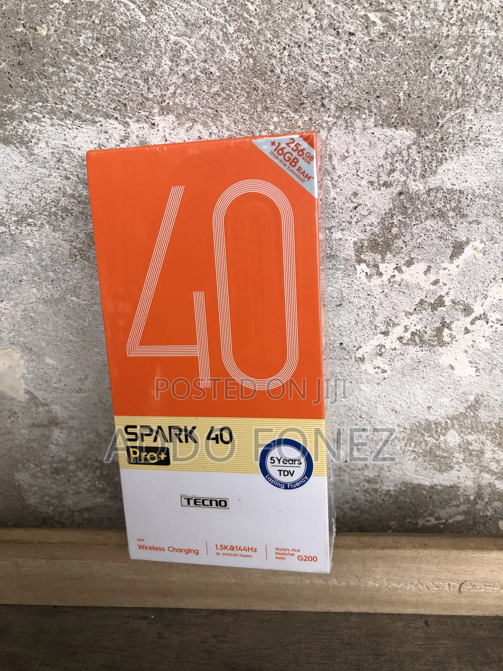 New Tecno Spark 40 Pro+ 256 GB Black