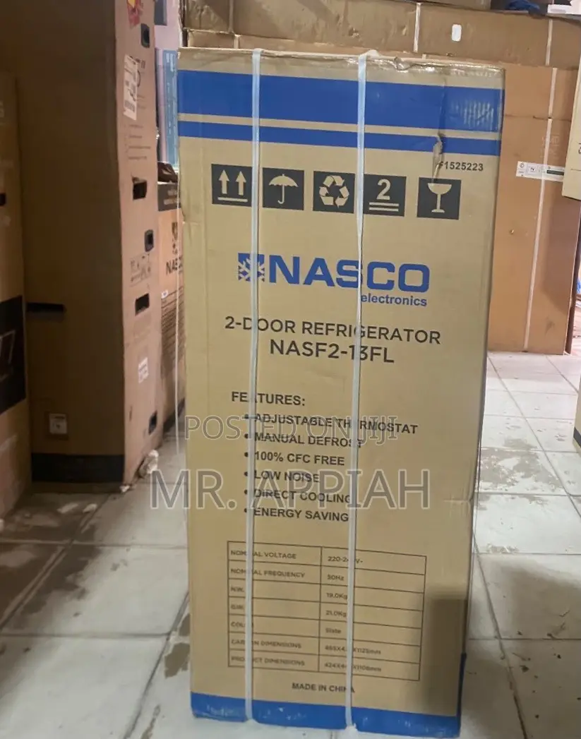 Order Authentic Nasco NASF2-13FL Top Mount Freezer Fridge(Gray).