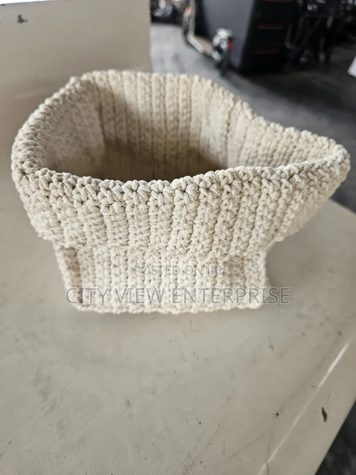IKEA Lidan Crochet Storage Basket