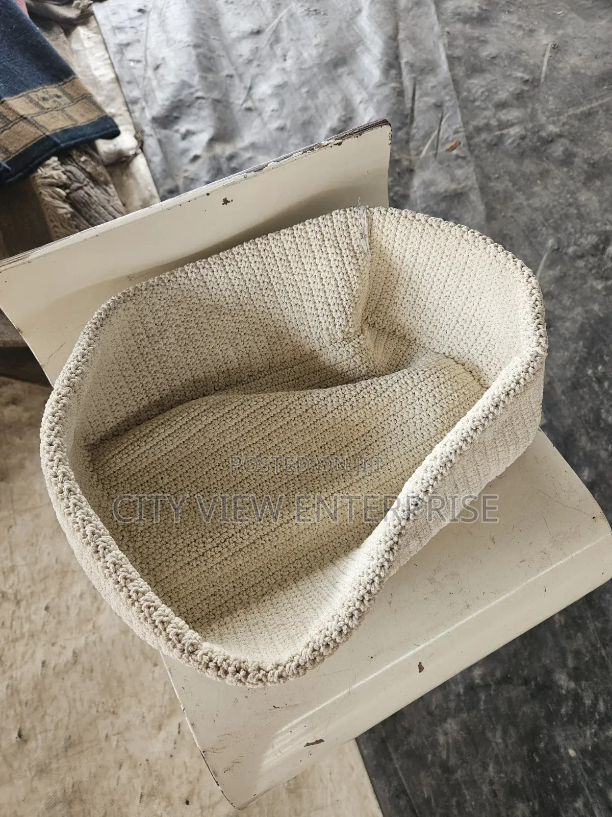 IKEA Lidan Crochet Storage Basket