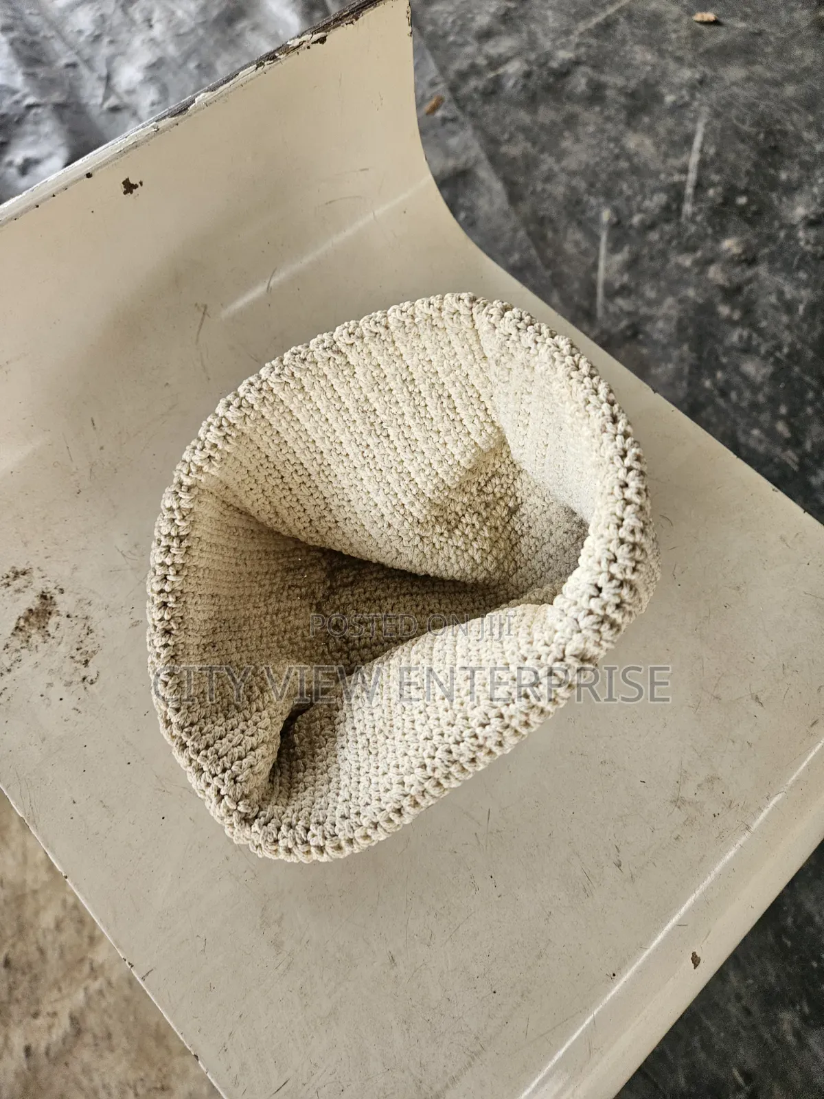 IKEA Lidan Crochet Storage Basket