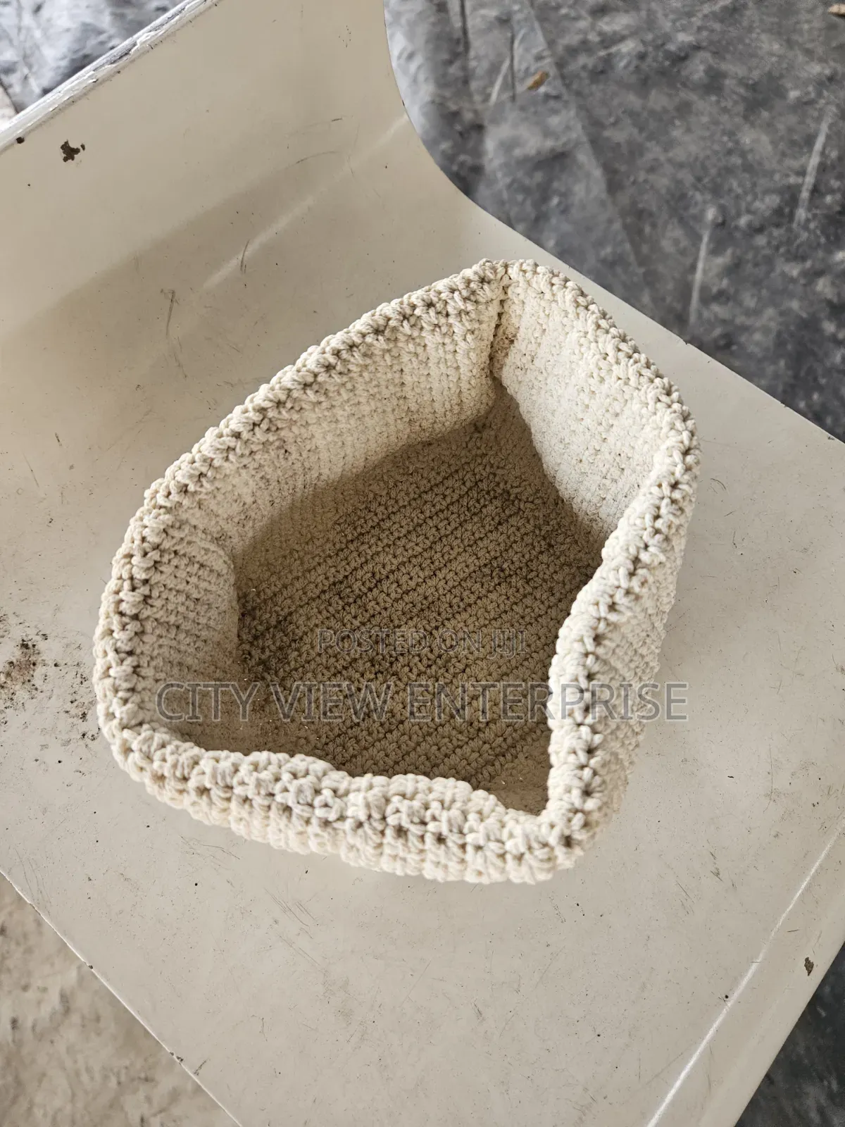 IKEA Lidan Crochet Storage Basket