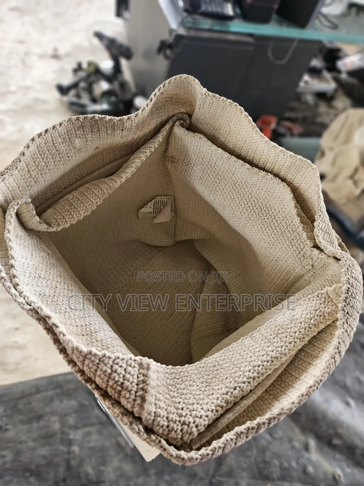 IKEA Lidan Crochet Storage Basket
