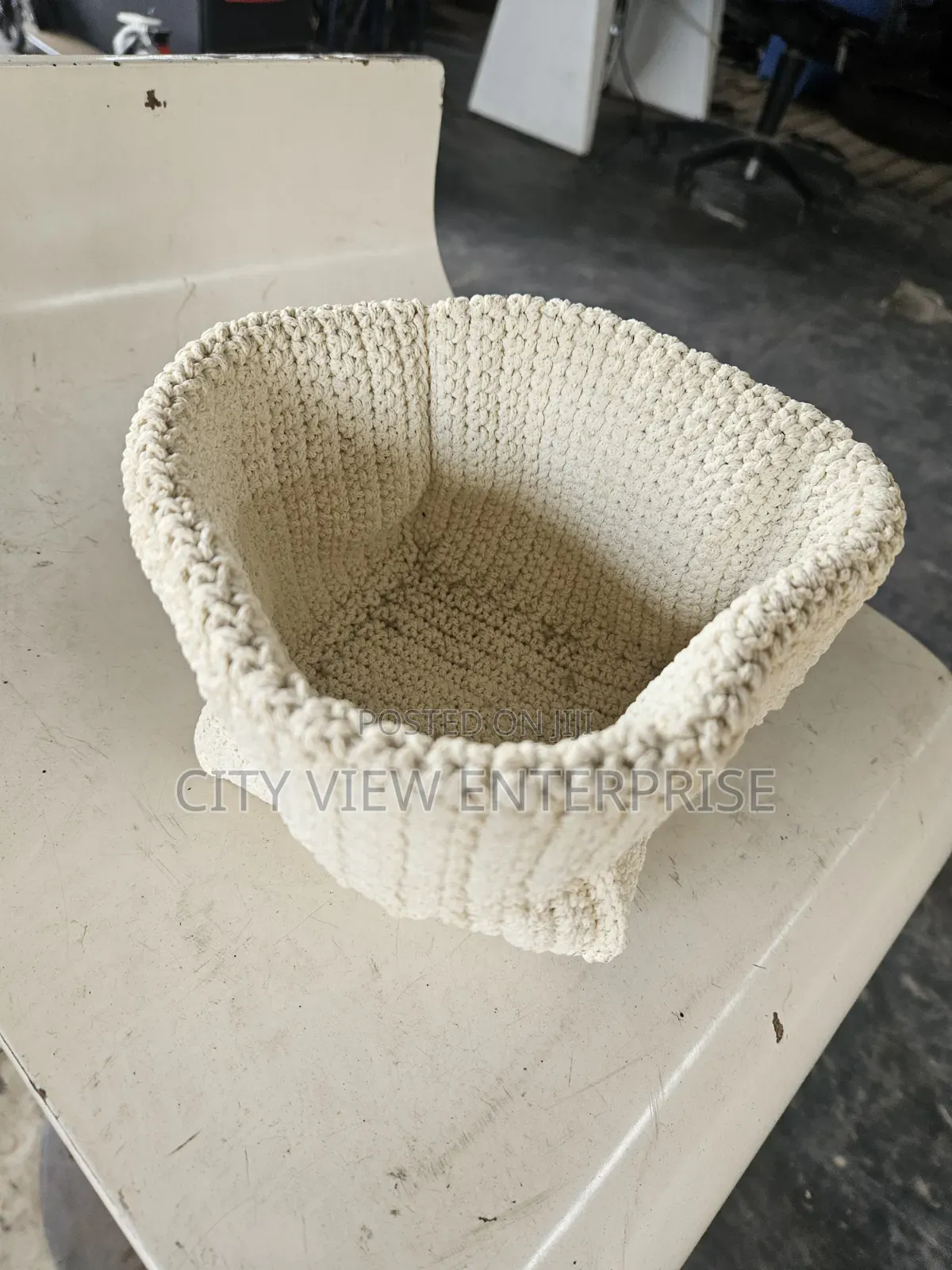 IKEA Lidan Crochet Storage Basket