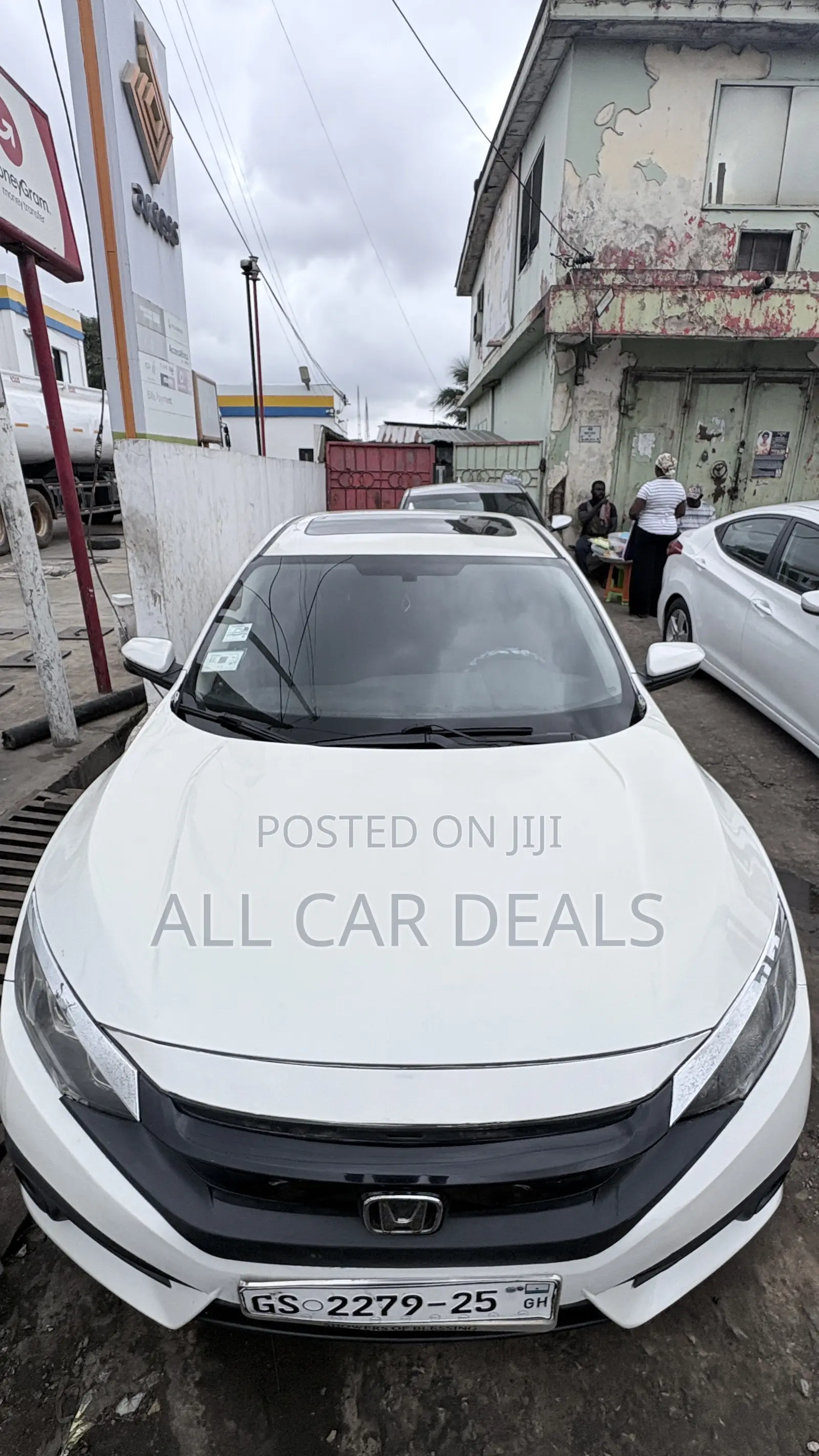 Honda Civic EX-L Sedan 2018 White