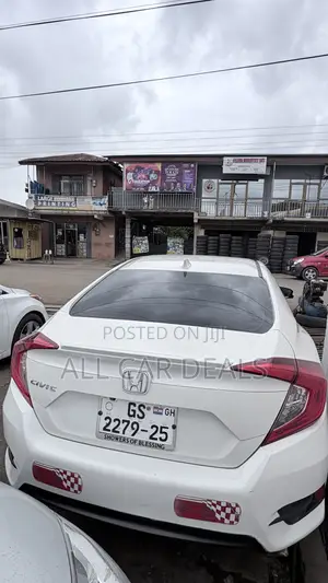 Honda Civic EX-L Sedan 2018 White