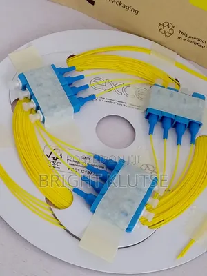 Excel Enbeam Fibre Pigtail Yellow 1m