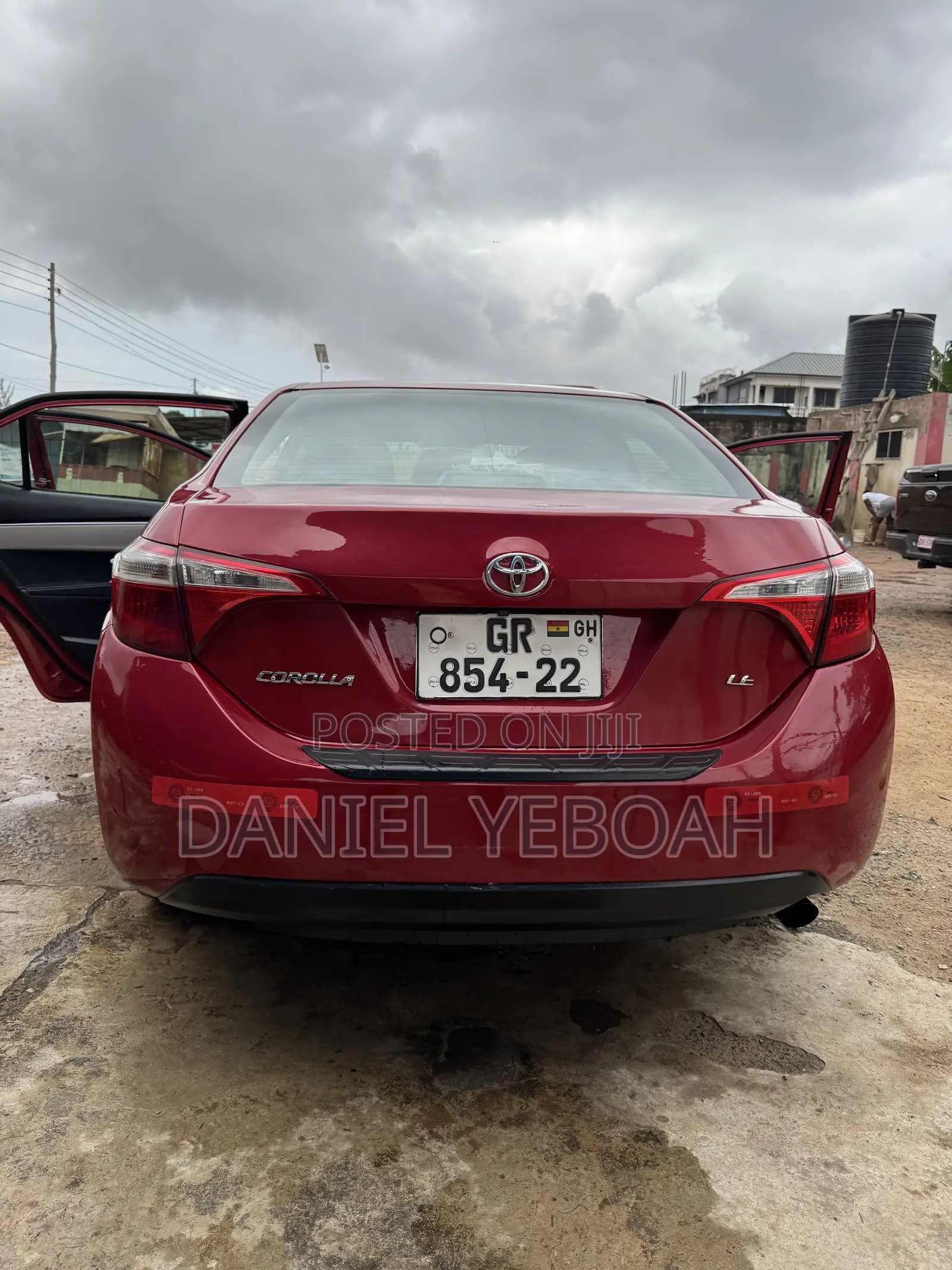 Toyota Corolla L 4dr Sedan (1.8L 4cyl 4A) 2014 Red