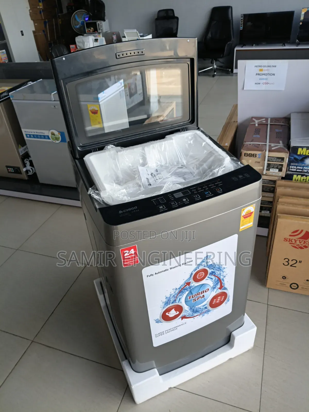 Chigo 14kg Diamond Drum Washer: Powerful Energy Efficient