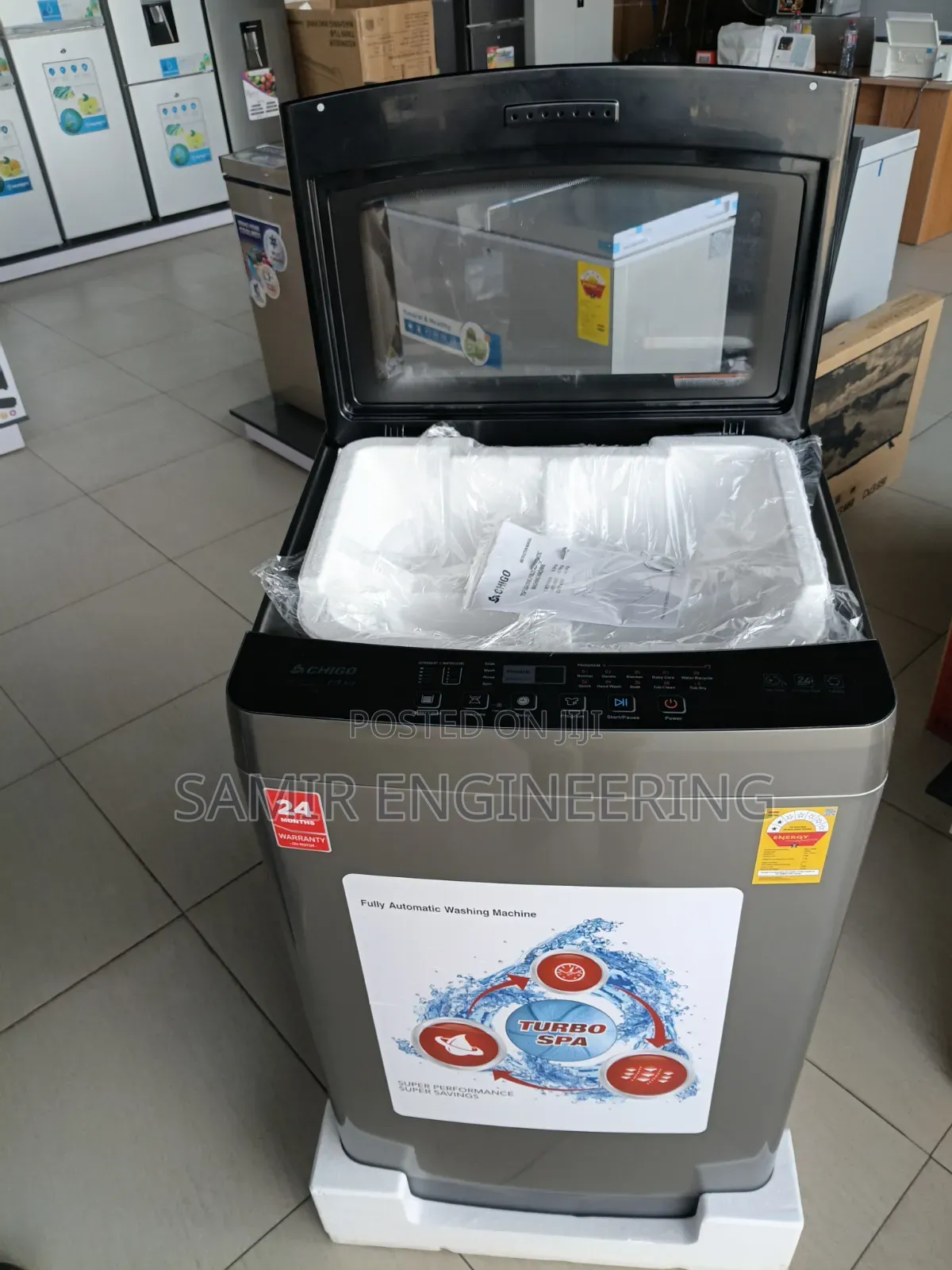 Chigo 14kg Diamond Drum Washer: Powerful Energy Efficient