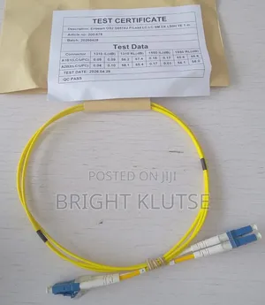 Enbeam OS2 Fibre Patch Lead Yellow