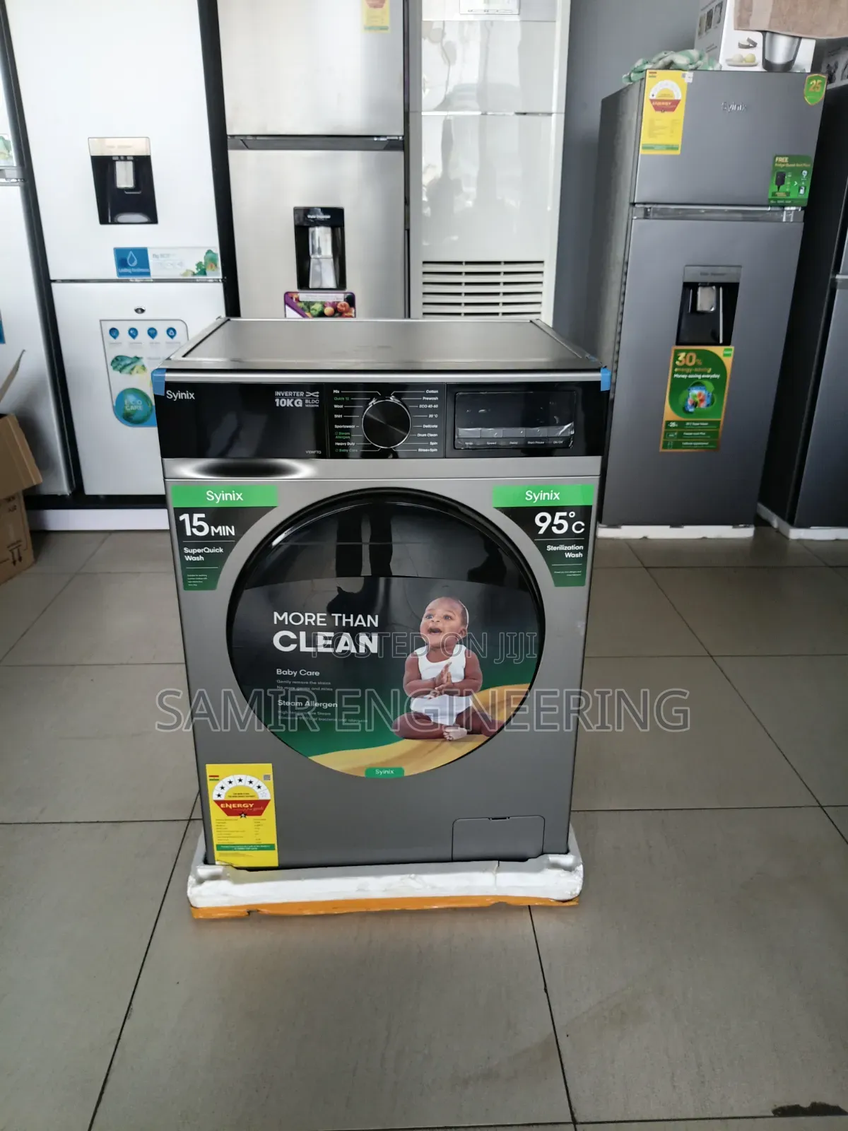 Syinix V10WFT: The Ultimate 10KG Laundry Master for Effortless Washing